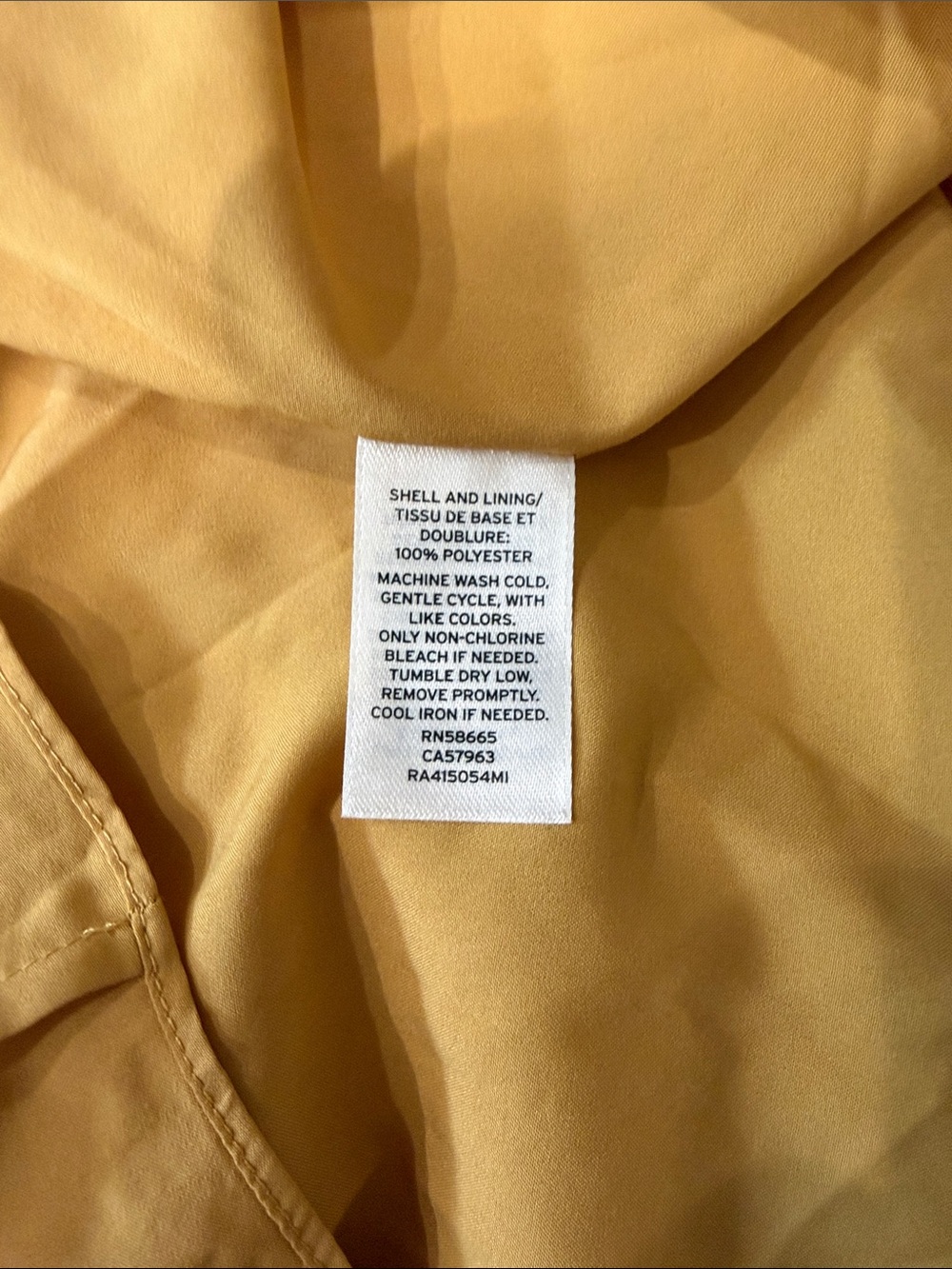 Rachel Parcell Mustard Yellow Tiered Maxi Dress - Picture 5 of 5